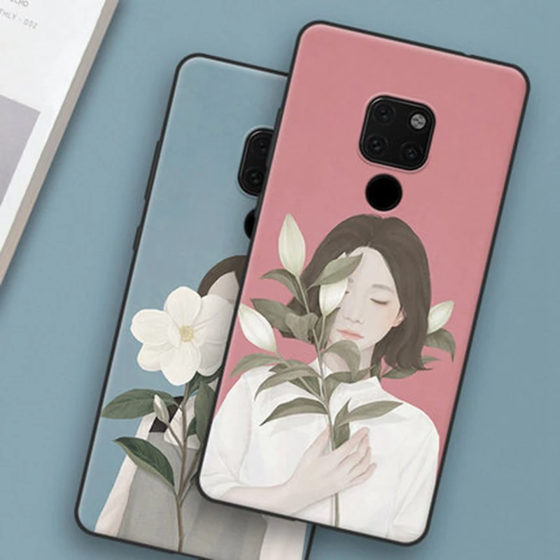 Чехол 6 53 дюйма для Huawei Mate 20 чехол в литературном стиле мягкий телефона Mate20