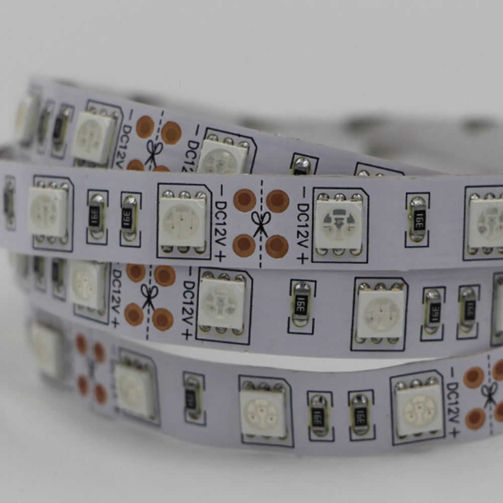 RGB 5 м SMD5050 Изменяемая цветная светодиодная полоса с датчиком драйвера пульт