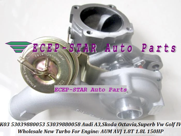 Турбокомпрессор K03 0011 0044 53039880011 53039880044 для AUDI A3 SKODA Octavia 1 8 T VW Golf Bora AGU ALN 1.8L|k03