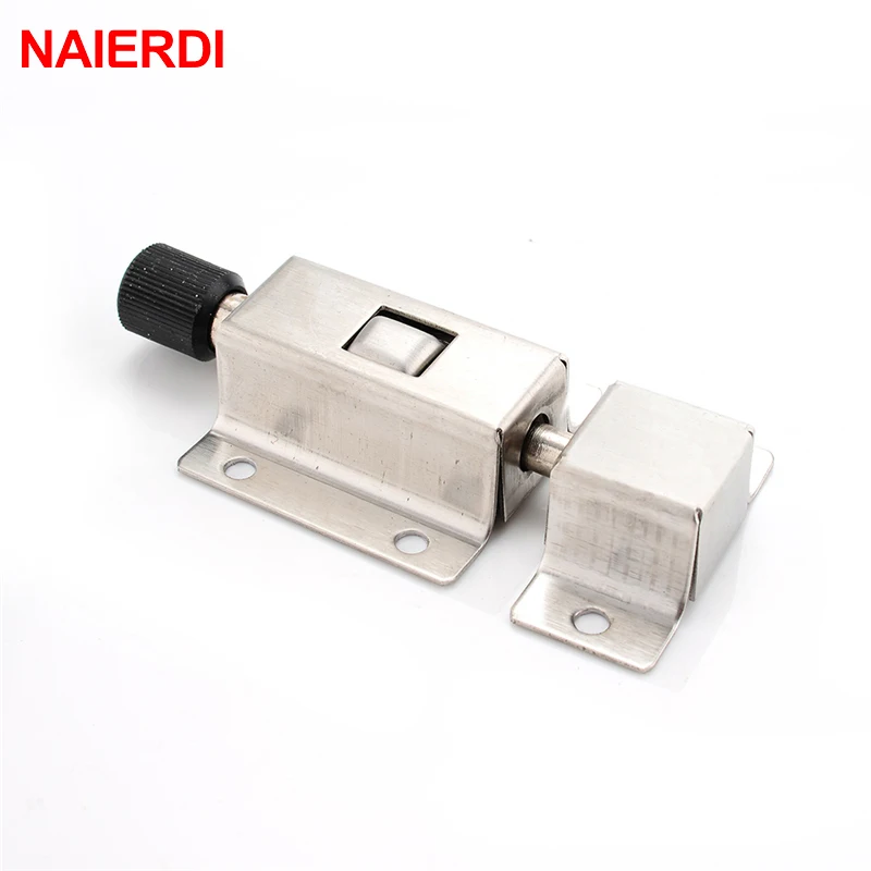 NAIERDI болты для дверей из нержавеющей стали пружинные замок Дверная Цепочка