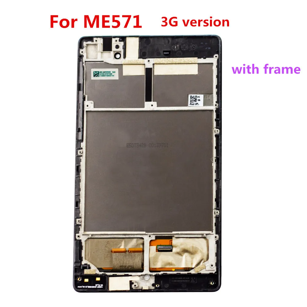 ME571 frame 3G STARDE для Google Nexus 7 2nd ME571 ME571K ME571KL K008 Gen 2013 3g/Wifi жк-дисплей сенсорный экран в сборе с рамкой - Цвет: ME571 frame 3G