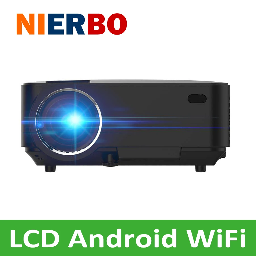 Мини светодиодный проектор Android 4.4 TV Box Full HD Dlan WI-FI Bluetooth 4.0 Поддержка miracast airplay EZcast