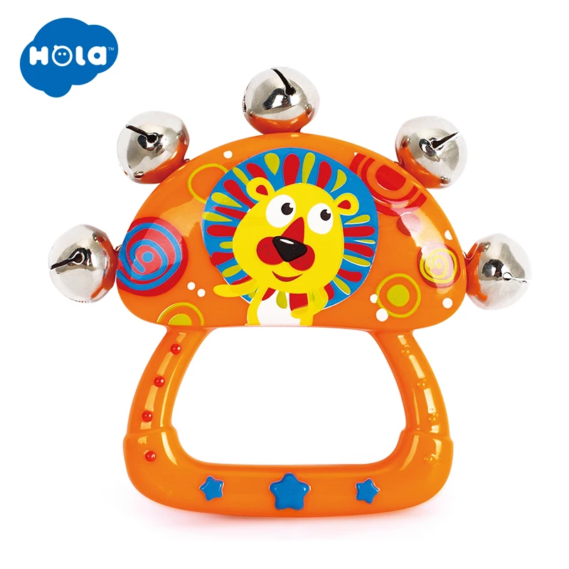 HOLA TOYS 3102E детские погремушки музыкальная игрушка ручной Колокольчик для детей