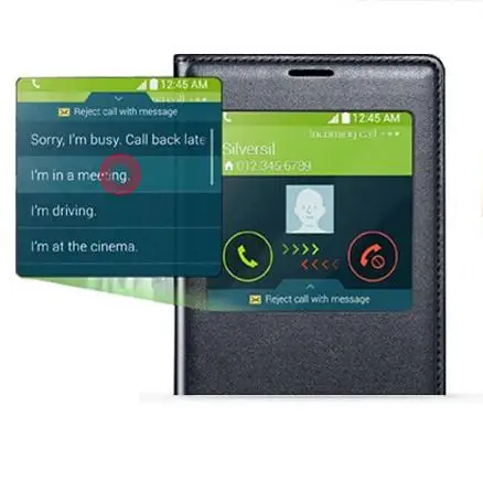S5 i9600 искусственная кожа флип чехол для Samsung Galaxy роскошный вид окна оригинальный