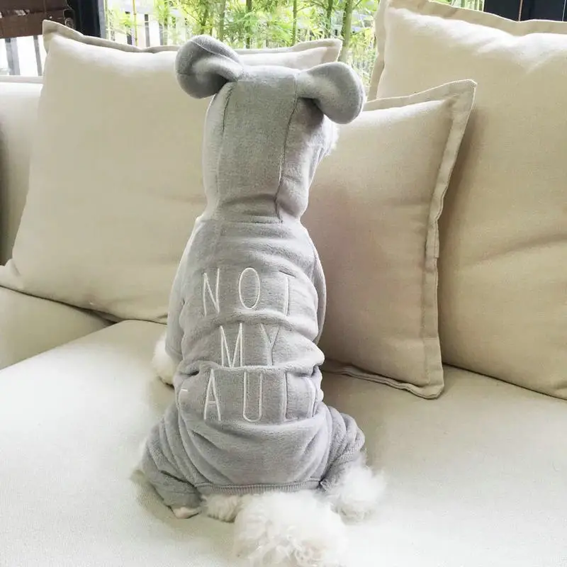 Bigeyedog собачья одежда для домашних животных комбинезон пижамы одежды собак Щенок