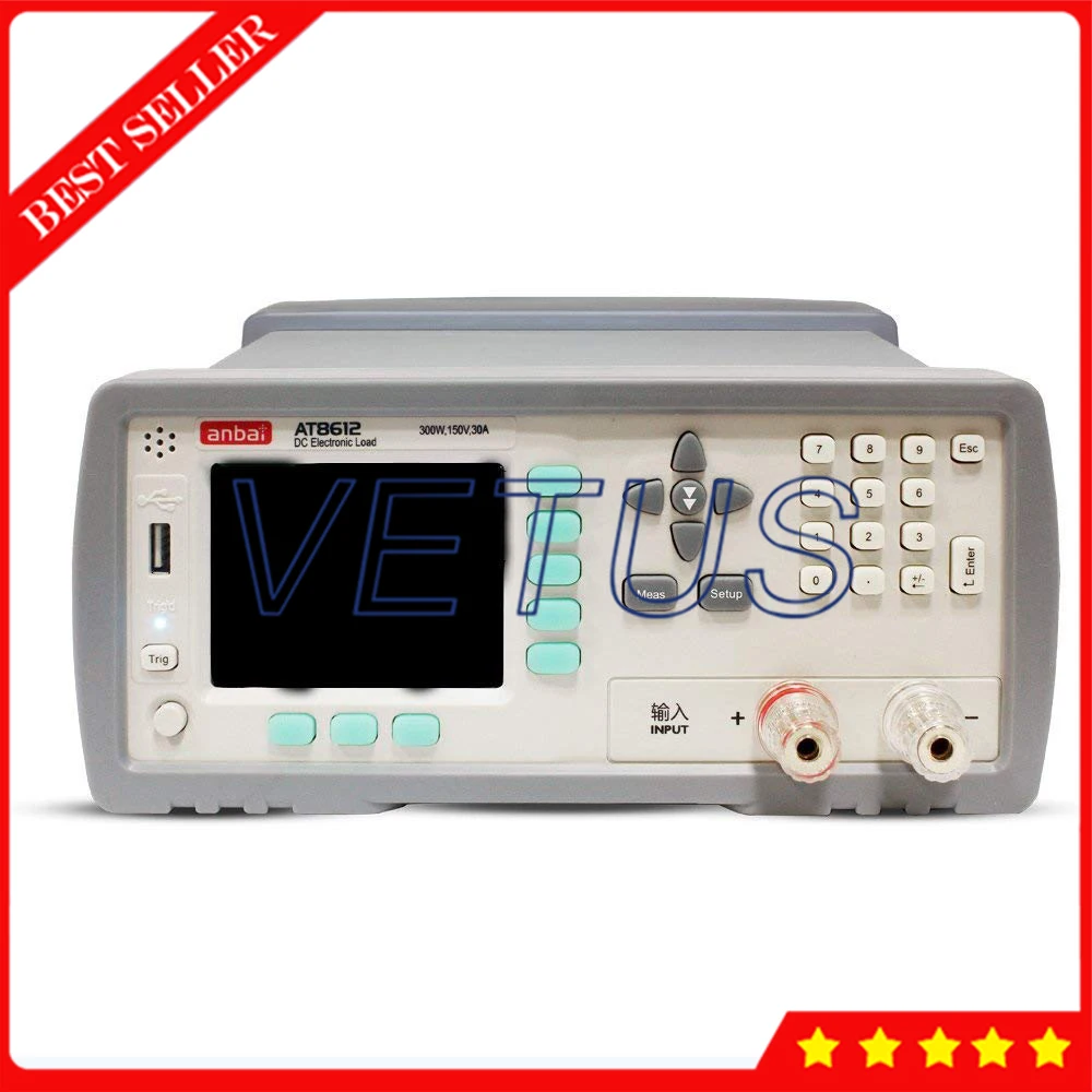 AT8612 DC электронный тестер нагрузки с 3 5 дюймовым TFT LCD дисплеем программируемый