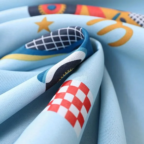 blue cloth Индивидуальные Мультяшные затемненные занавески s для детей, спальни, автомобилей, занавески тюль синий/бежевый занавески s драпировка для гостиной - Цвет: blue cloth