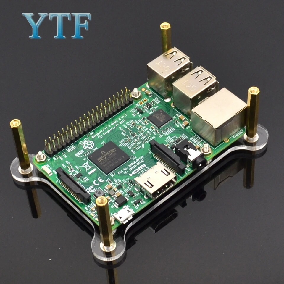 Высокое качество корпус и вентилятор для raspberry pi 3 2 B | Компьютеры офис
