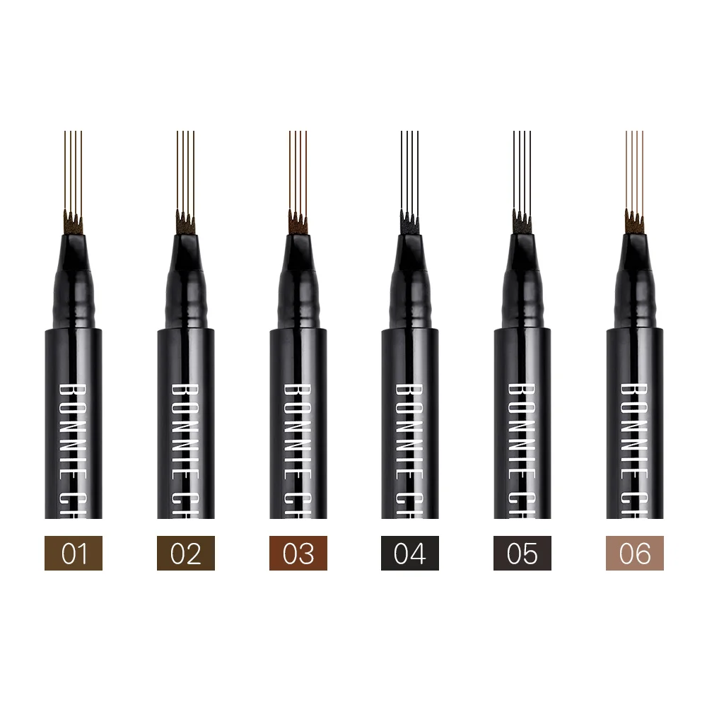 BONNIE CHOICE карандаш для бровей с микробаландингом водостойкий натуральный