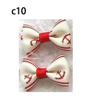 Серебристый 2 шт./лот, новинка, заколки для волос с бантами, заколки для собак, милые заколки для собак - Цвет: Серебристый