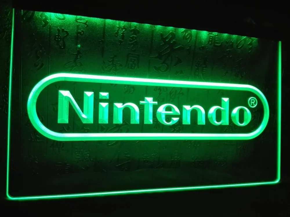 LH021-игровая светодиодная неоновая светосветильник вывеска Nintendo | Дом и сад