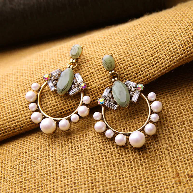 Новое поступление яркие серьги с кристаллами ювелирные изделия для женщин и