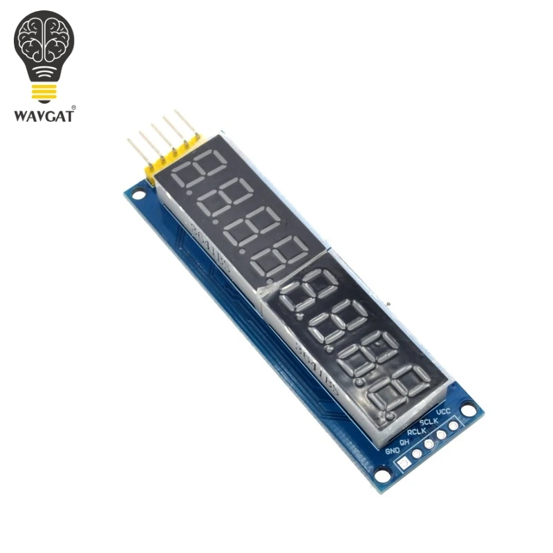 WAVGAT 74HC595 CWG 8-разрядный 8 бит 8-битный цифровой трубчатый дисплей модуль управления красный три IO для Arduino 595 драйвер