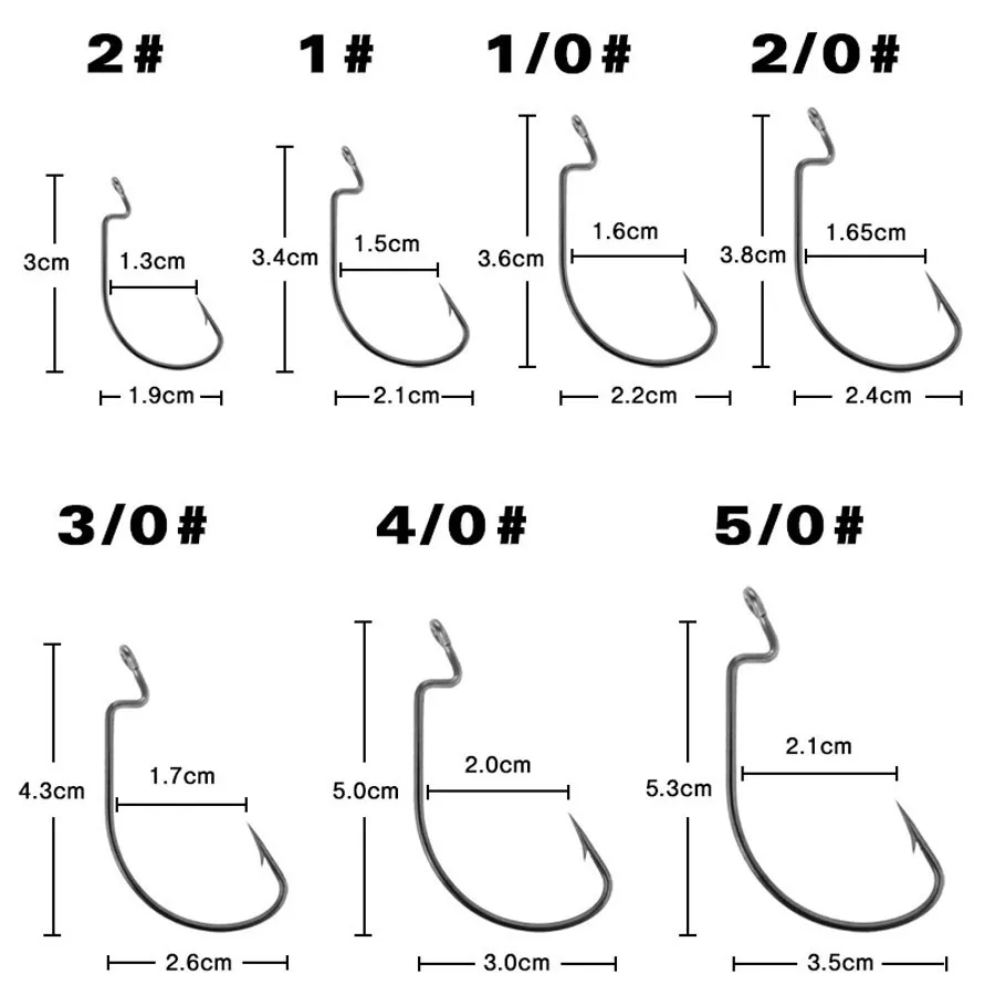 50 шт./лот мягкие крючки из высокоуглеродистой стали для приманки в виде червя