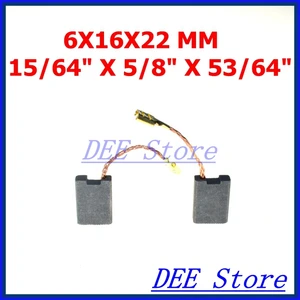 Графитовая Угольная щетка с электродвигателем, 10 шт., 6*16*22 мм, электроинструмент, угловая шлифовальная машина, пила, перфоратор для Bos 180 5364 