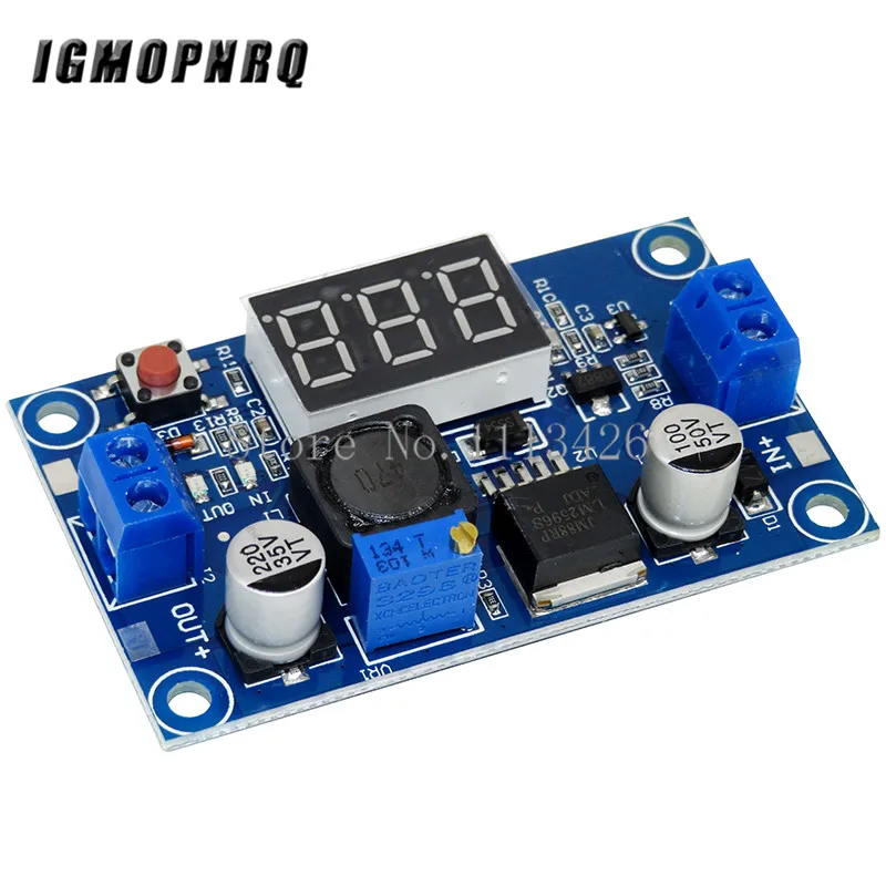 Понижающий модуль постоянного тока LM2596 регулируемый регулятор напряжения от 4 0