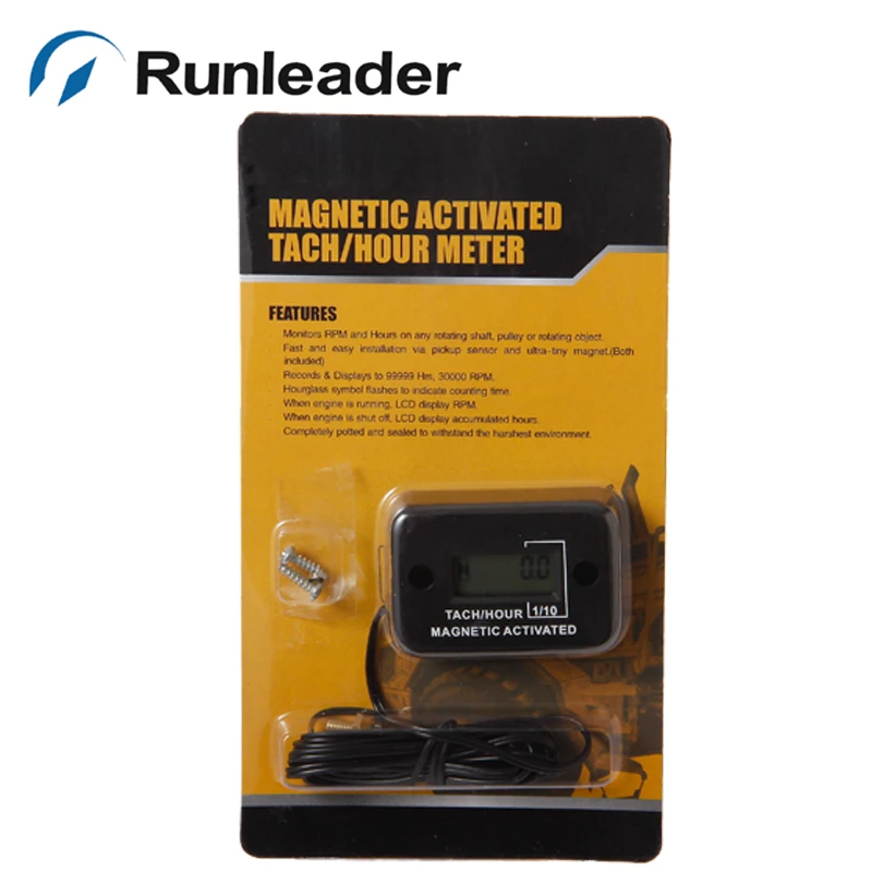 5 шт. цифровой дизельный счетчик мото-часов для фермы Ван морской генератор