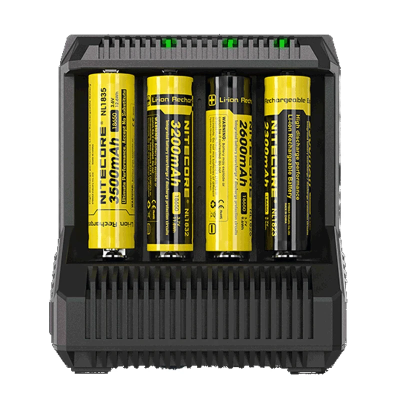 Зарядное устройство Nitecore I8 100% оригинал I2 I4 ЖК дисплей интеллектуальное зарядное