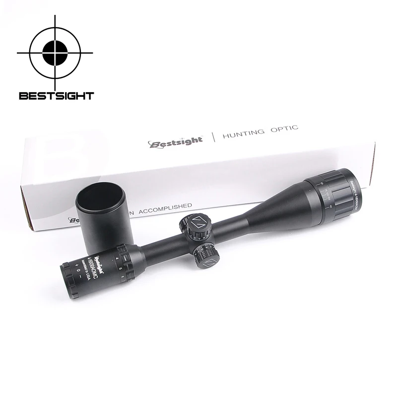 Bestsight 4 16X50 White Letter Marking Optics Riflescope Red And Green Illuminated Fiber Rifle Scope for Sniper Hunting|riflescope red|rifle