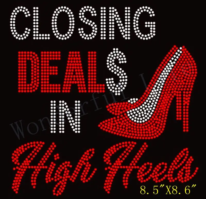

Free Shipping CLOSING DEALS IN HIGH HEELS Hot RHINESTONE TRANSFER Design