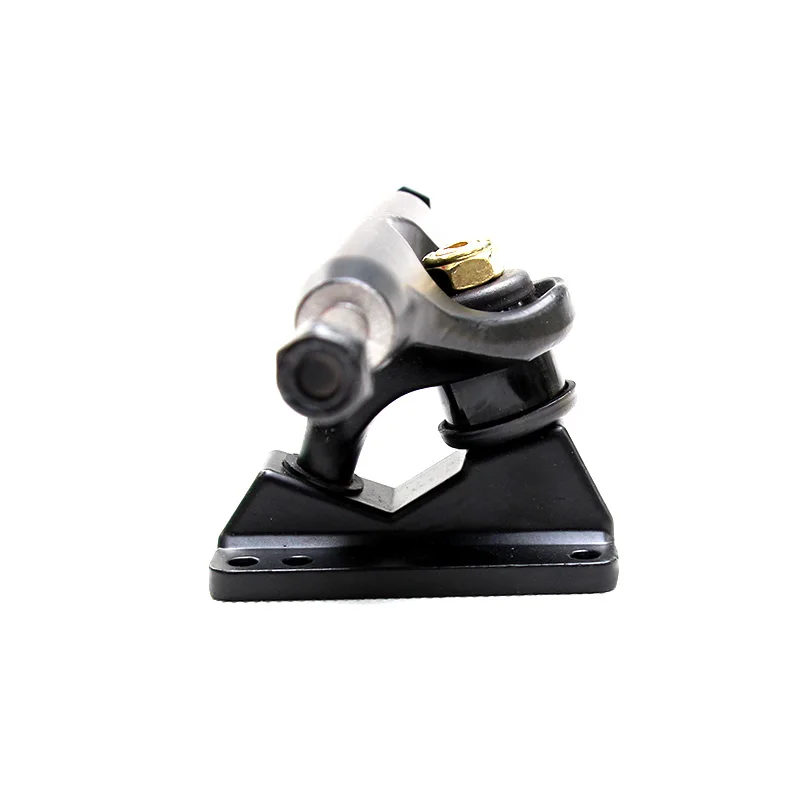 Pro skate truck 5&quot Hollow Skateboard Truck Longboard SHR95A Bushings 2PCS Matte Black Golden kingpin 3mm gasket 29mm bolts | Спорт и