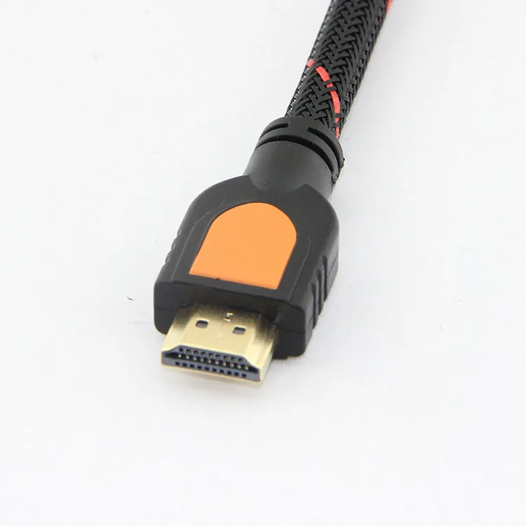 Желтый Kinfe лучшее качество позолоченный HDMI кабель адаптер для HDTV 1080p высокая