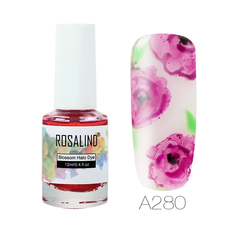 RPA280 ROSALIND, 12 мл, цветочный Гель-лак для ногтей, дизайн гелей, полупостоянная УФ-лампа, замачиваемый, Цветной Гель-лак для ногтей, маникюр - Цвет: RPA280
