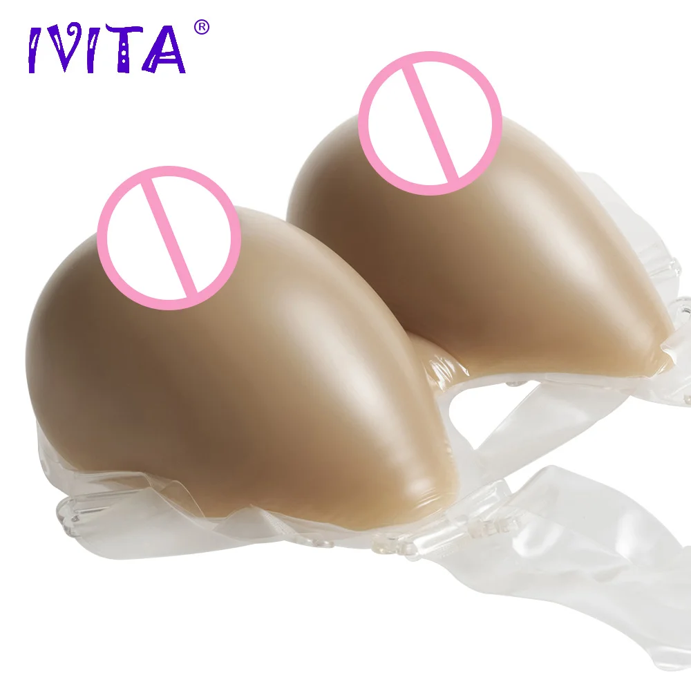 IVITA 1600 г силиконовая грудь формирует поддельные для трансвеститов Драг королева