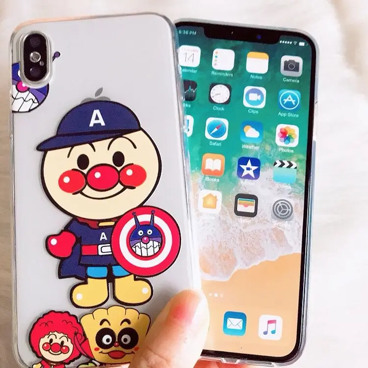 Довольно против скольжения + антидетонационных Anti-Shock подходит для iPhone 8 Plus X 7 6 S