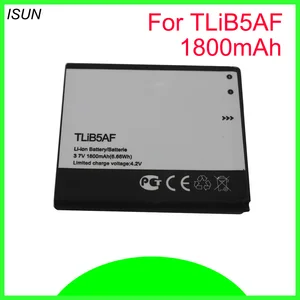 ISUNOO 1800mah TLiB5AF батарея для Alcatel One Touch Pop C5 OT 5036 5036D 5037 5037D 5037A 5037X