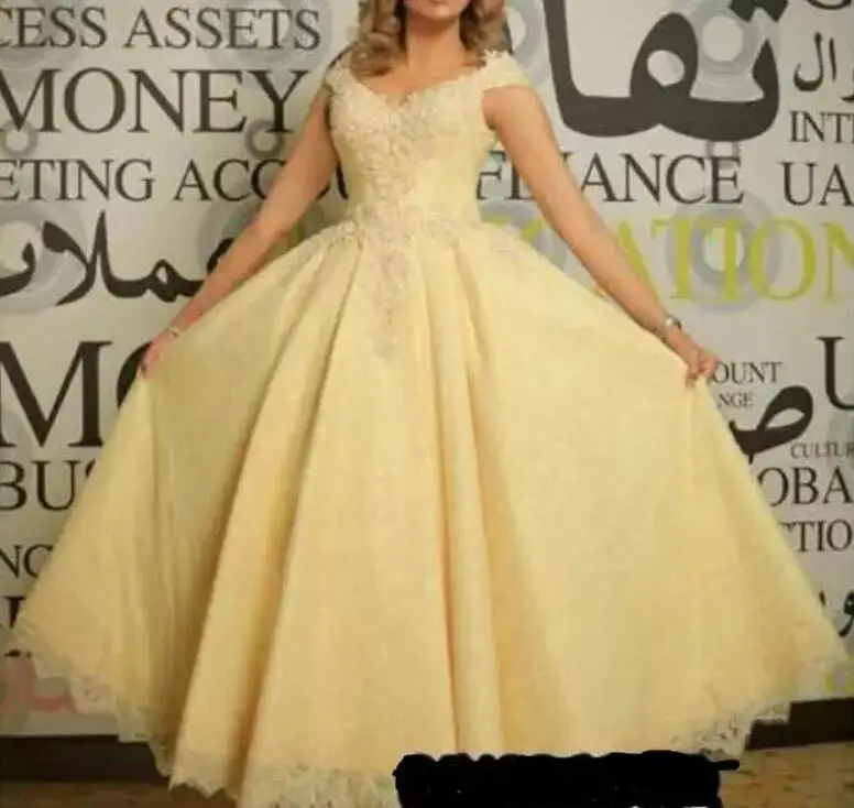 Светло золотистое бальное платье кружевные бальные платья v образный вырез с