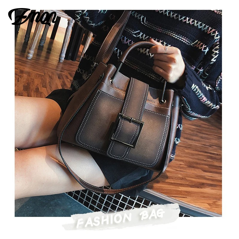 

ZMQN Bags For Women 2018 Shoulder Bags Vintage Retro Messenger Cross Body Bag Women Small Sac A Main Leather Handbag Female C640