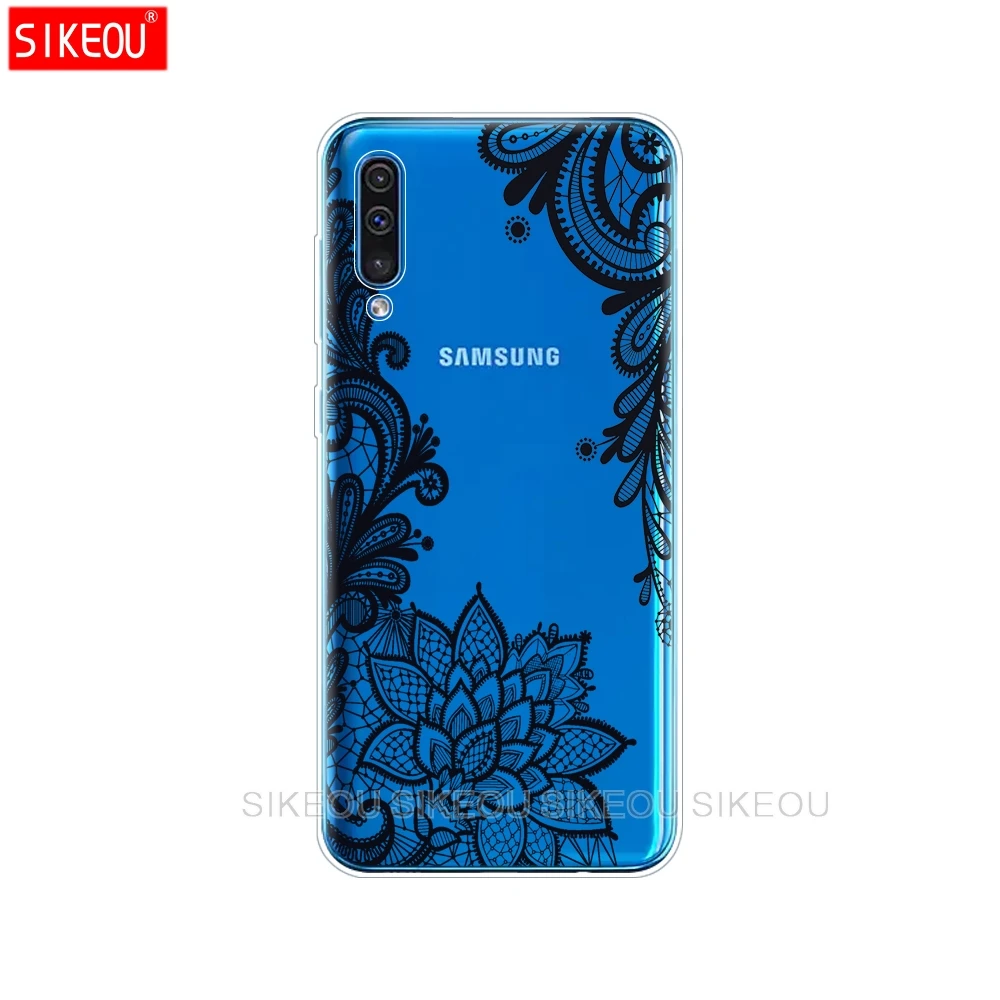 Для samsung Galaxy A50 силиконовый прозрачный Футляр задняя крышка чехол для телефона для samsung A50 A505 A505F SM-A505F мягкий чехол 6,4" - Цвет: 33820
