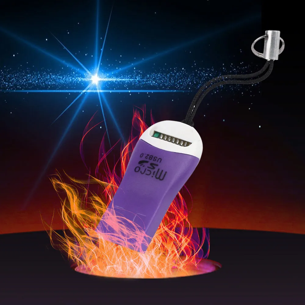 Новые Скорость USB 2.0 Mini Micro SD TF T-Flash M2 картридер sp05 челнока