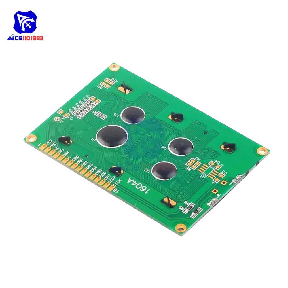 Модуль ЖК дисплея 16X4 модуль LCM синий/желтый черный свет для Arduino 5V 1604|ЖК-модули| |