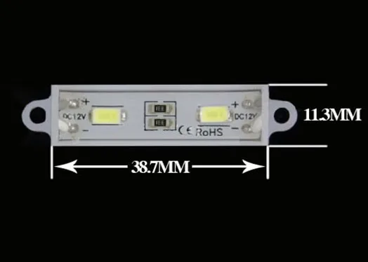 DC12V 5630/5730 2LED 3LED LED Module small size IP65 waterprood Sign Backlight Modules Advertising Light Box 3609 2smd 3smd | Лампы и