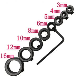 9 шт. сверло стопорное кольцо контроллер глубины сверления + 2,5 мм шестигранный ключлокатор 34568101216 мм