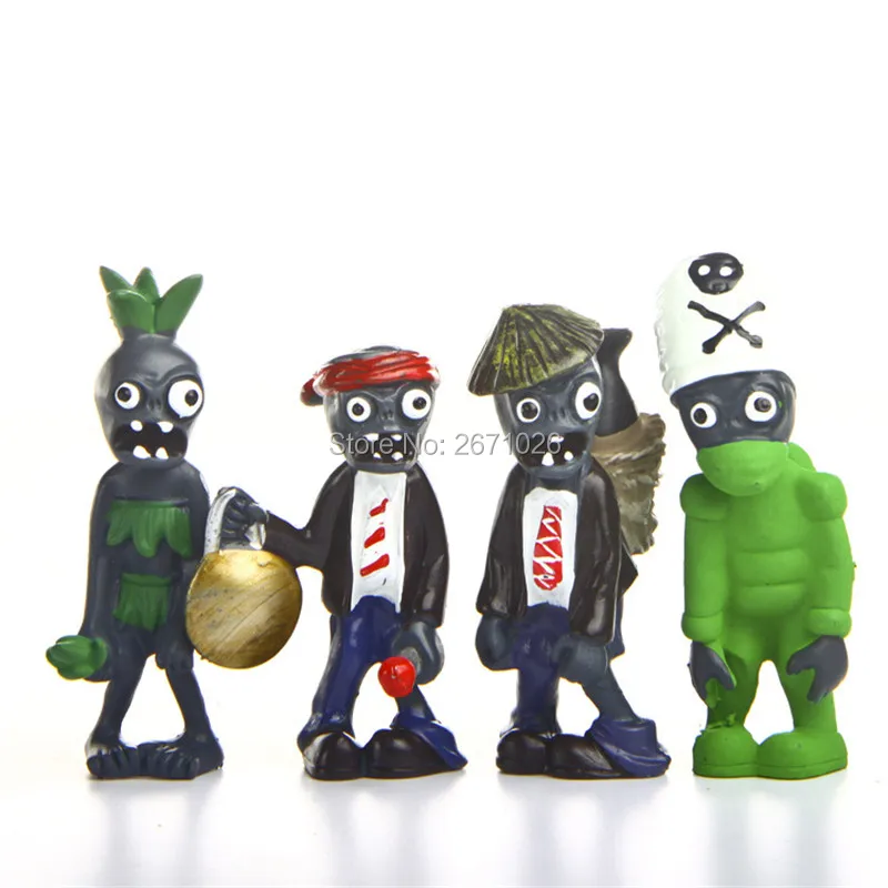 

8pcs/set PVZ Plants vs Zombies Generation 3 PVC 8pcs Zombies Action Figures Collection Model Toys Dolls