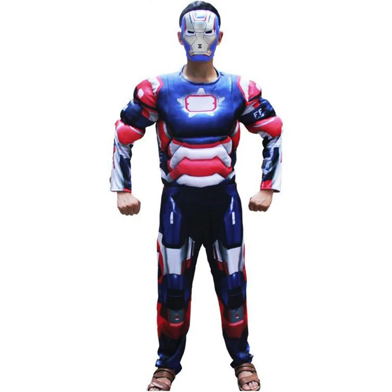 Halloween Costume Adult Boys Cosplay Bumblebee Optimus Prime Iron Man Mask Masquerade Party Clothing | Тематическая одежда и
