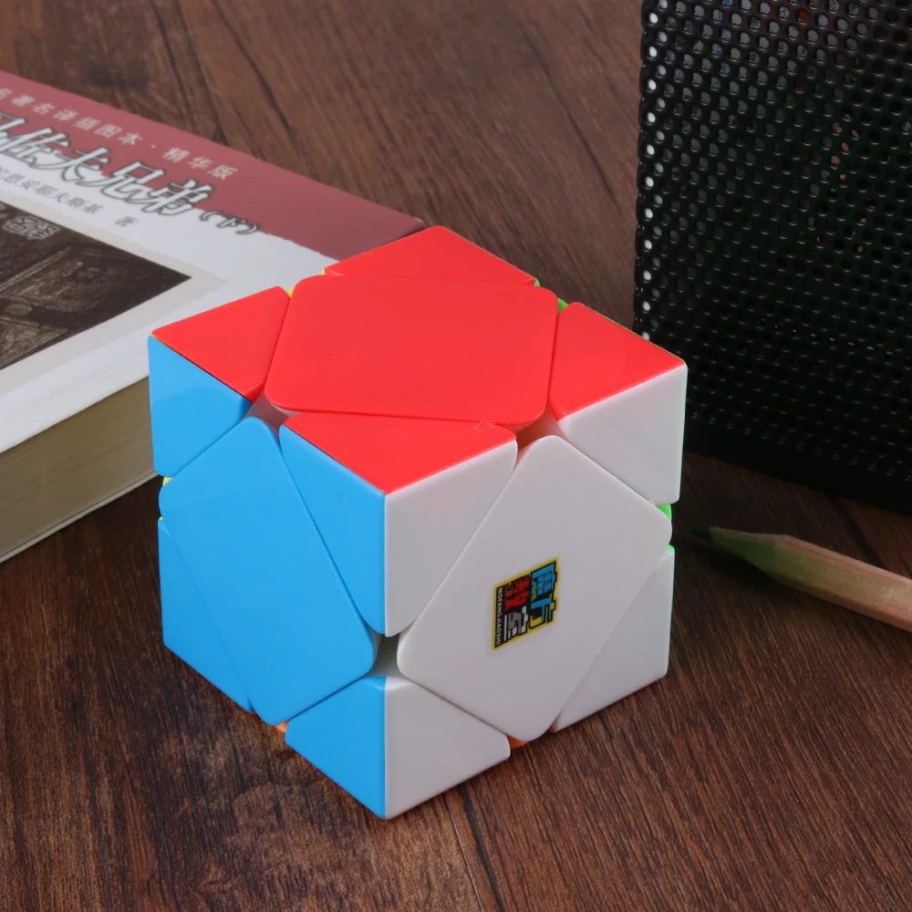 D FantiX Moyu Mofang Jiaoshi Skew Cube головоломка для классной комнаты speed Cube|Головоломки| |