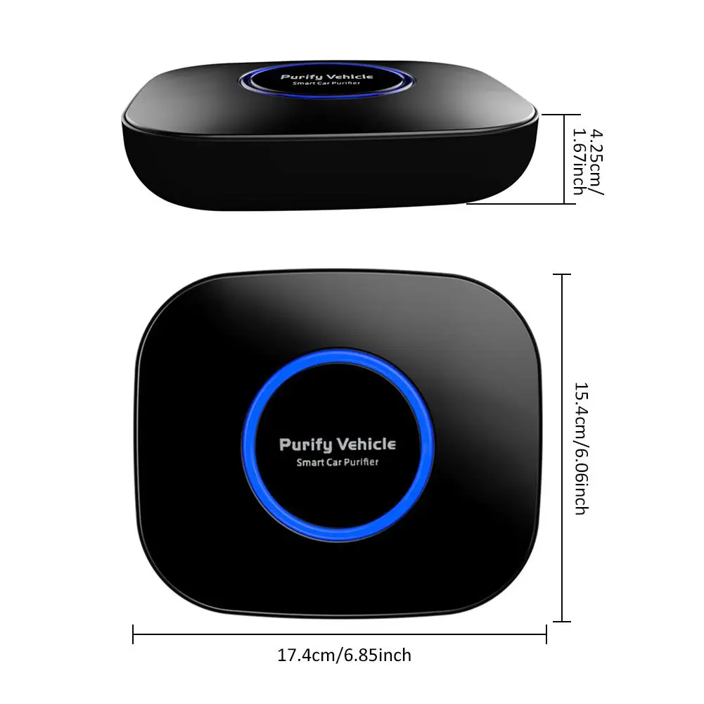 Высококачественный Универсальный умный автомобильный очиститель воздуха для