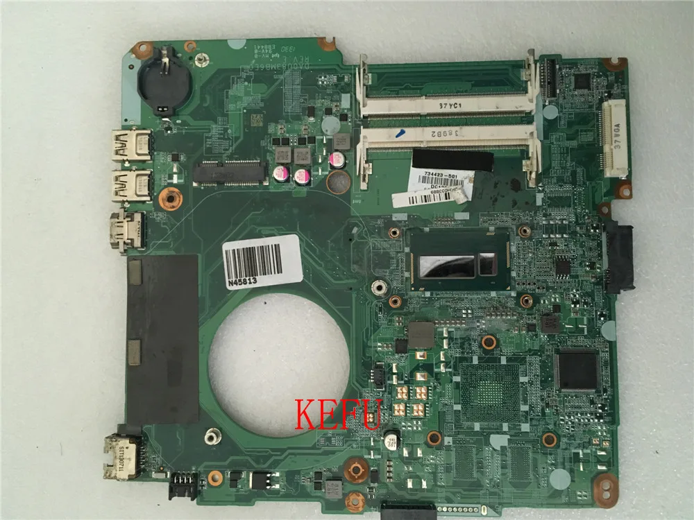 Kefu оригинальный для HP Pavilion 14 N Материнская плата ноутбука 734424 501 001 аккумулятор