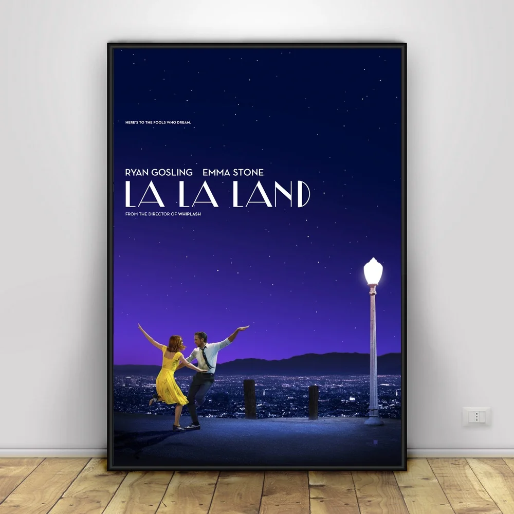 La Land фильм плакат фото печать фильм кино настенный декоративный вентилятор искусство
