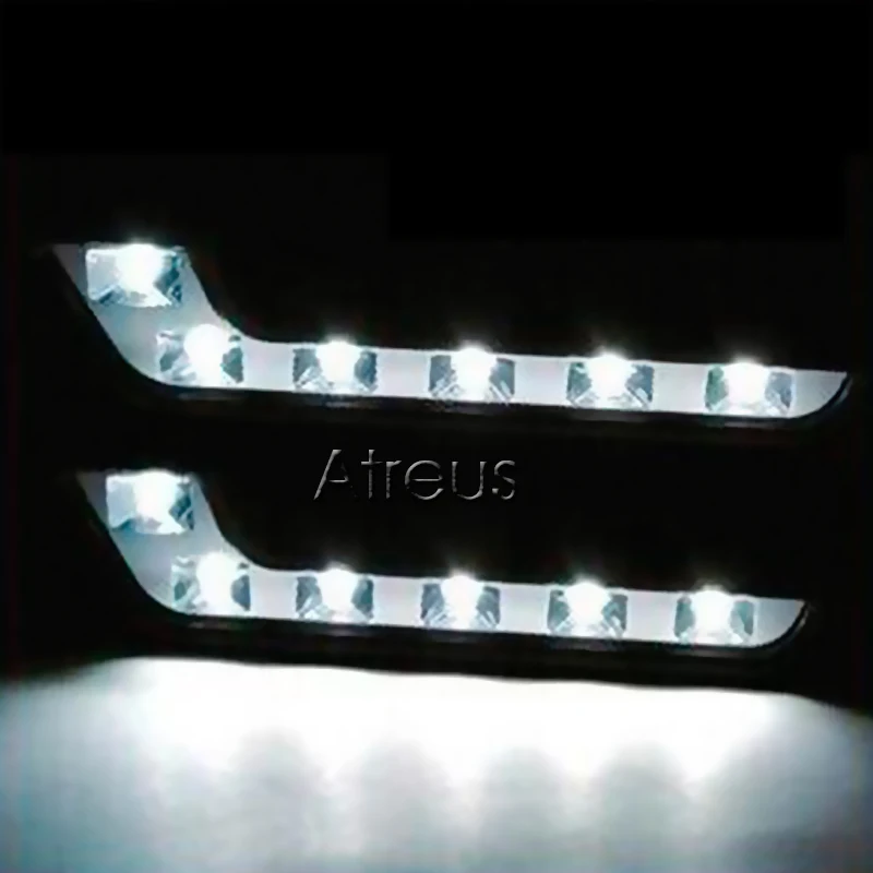 2X Автомобильный светодиодный дневные ходовые огни DRL Противотуманные фары для