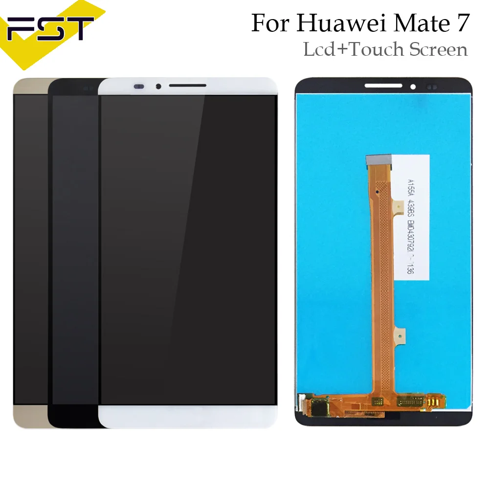 

6'' 1920x1080 LCD For HUAWEI Mate 7 LCD Display With Touch Screen Digitizer Assembly Replacement Parts MT7-TL00