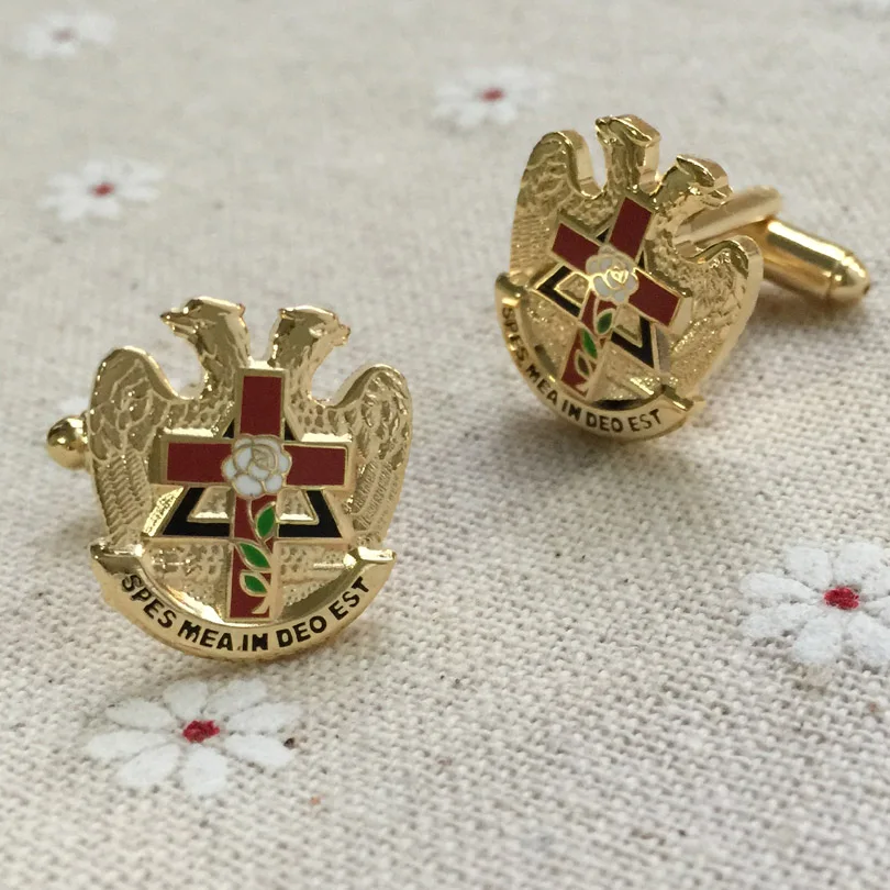 Бесплатная запонка Masons втулка на пуговицах шотландская Роза круикс крест 32