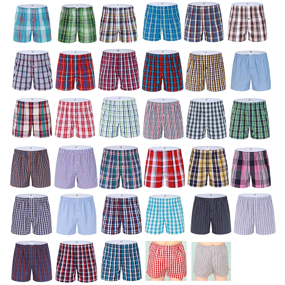 6 шт./лот мужское нижнее белье боксеры шорты Трусы из хлопка для мужчин высокого