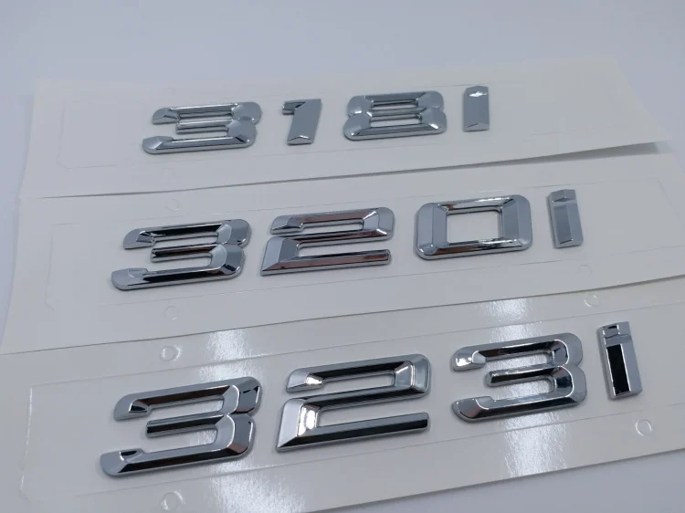 Серебристый ABS M представление автомобиля заднего украшения стикер для BMW 3 Sereis 316i