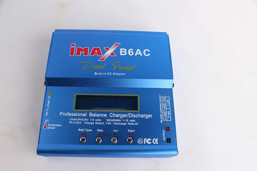 New iMAX B6 AC 80W B6AC Lipo NiMH 3S/4S/5S RC Battery Balance Charger + EU/US/UK/AU plug power supply wire free shipping | Игрушки и