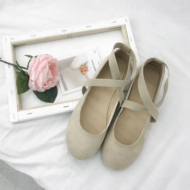 2019 женские туфли на плоской подошве Женские однотонные лоферы в Корейском стиле